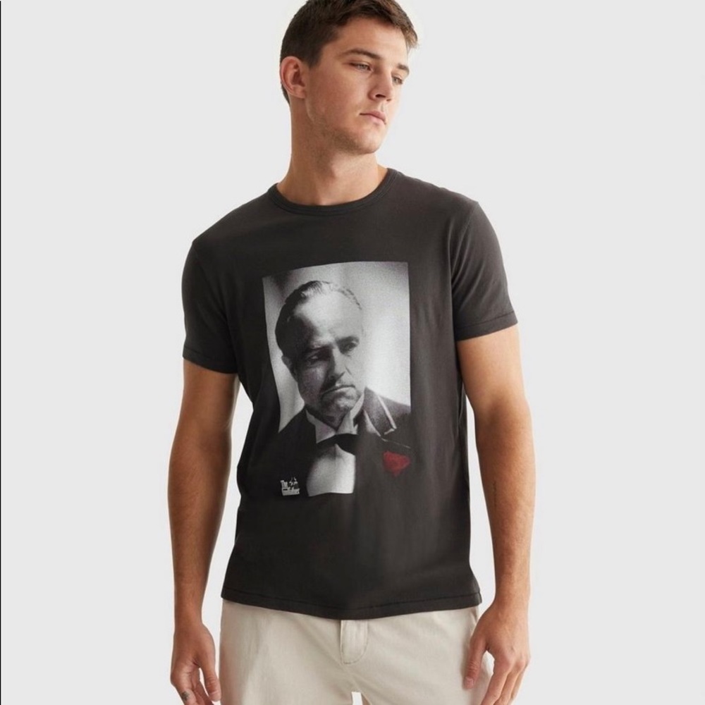 Godfather T-Shirt Men’s Black Large LUCKY